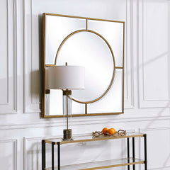 Stanford Gold Square Mirror - Ornate Home