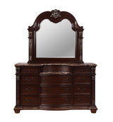 Stanley Cherry Brown Sleigh Bedroom Set - Ornate Home