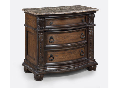 Stanley Coffee Brown Nightstand - Ornate Home