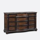 Stanley Coffee Brown Upholstered Sleigh Bedroom Set - Ornate Home