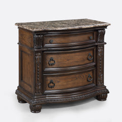 Stanley Coffee Brown Upholstered Sleigh Bedroom Set - Ornate Home