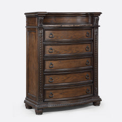 Stanley Coffee Brown Upholstered Sleigh Bedroom Set - Ornate Home
