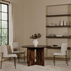 Stanley Dark Brown Dining Table - Ornate Home