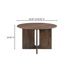 Stanley Dark Brown Dining Table - Ornate Home