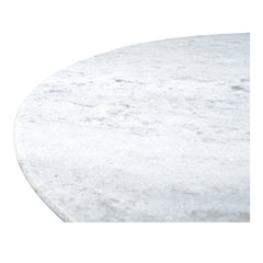 Stanley White Marble Dining Table - Ornate Home