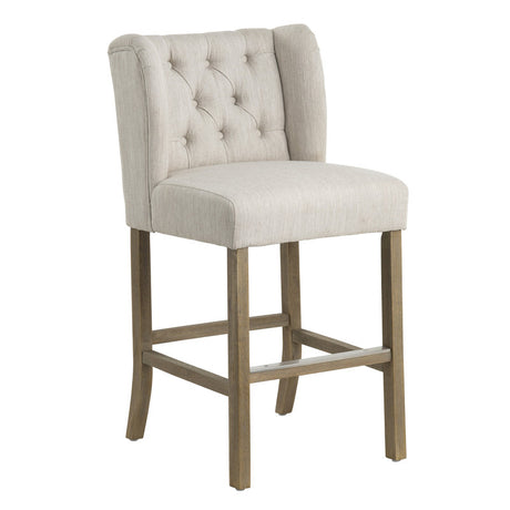 Stanton Beige/Brown Counter Stool (Set of 2) - Ornate Home
