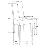 Stanton Grey Side Chairs (Set of 2) - Ornate Home