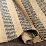Stapleford Striped Jute Carpet - Clearance - Ornate Home