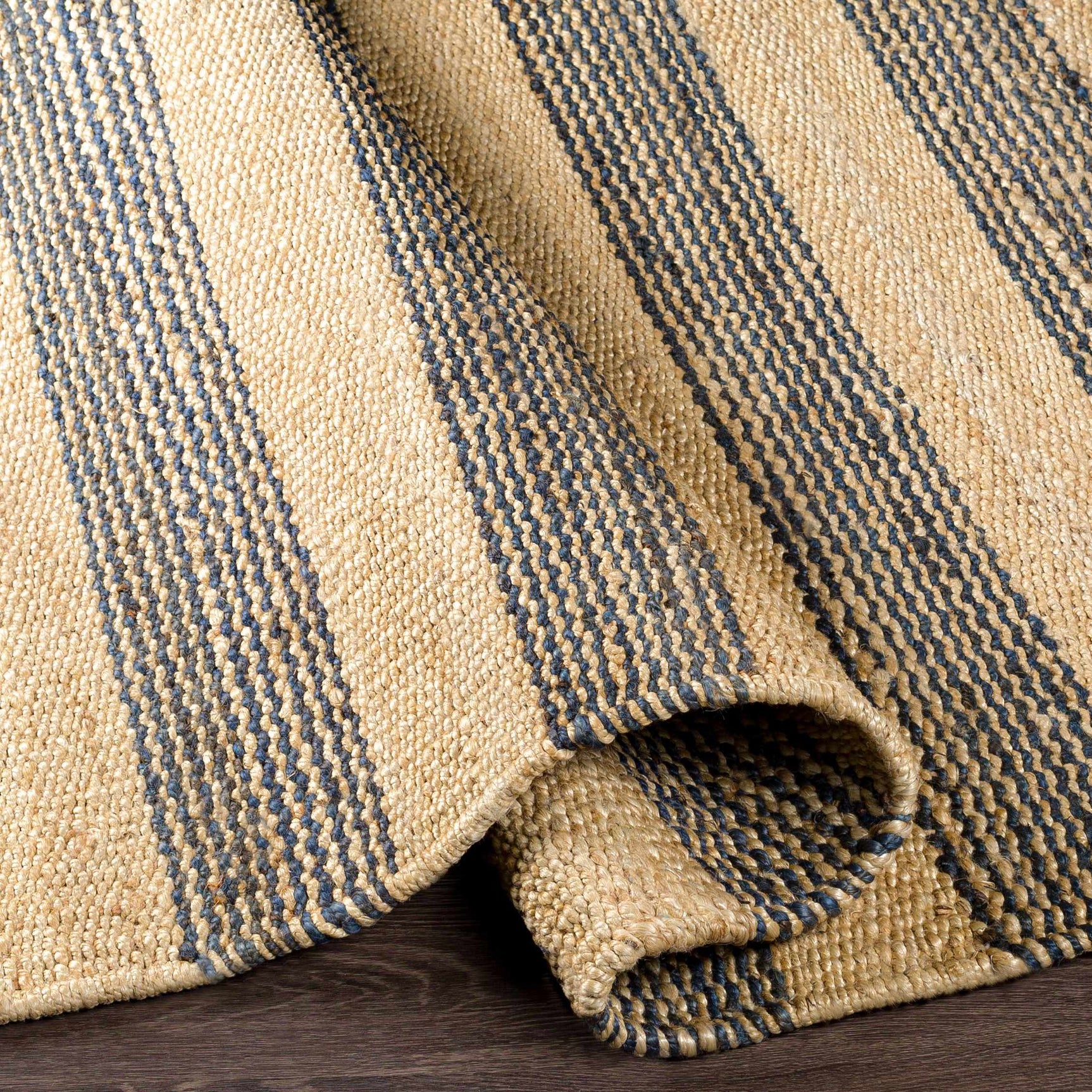 Stapleford Striped Jute Carpet - Clearance - Ornate Home