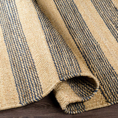 Stapleford Striped Jute Carpet - Clearance - Ornate Home