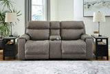Starbot Fossil 3-Piece Power Reclining Sectional Loveseat with Console (Online Special Price) - Ornate Home