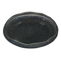 Stardust Ripple Black Indoor-Outdoor Bowl - Ornate Home
