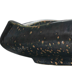 Stardust Ripple Black Indoor-Outdoor Bowl - Ornate Home