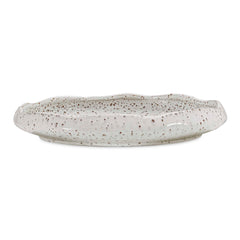 Stardust Ripple White Indoor-Outdoor Bowl - Ornate Home