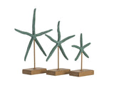Starfish Blue/Brown Starfish Statue - Ornate Home