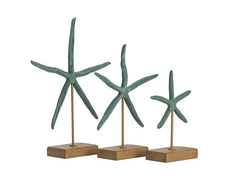 Starfish Blue/Brown Starfish Statue - Ornate Home