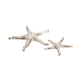 Starfish Silver 2 Piece Starfish (Set of 2) - Ornate Home