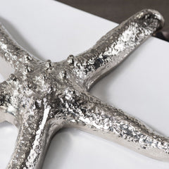 Starfish Silver 2 Piece Starfish (Set of 2) - Ornate Home