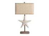 Starfish White/Brown Table Lamp (Set of 2) - Ornate Home