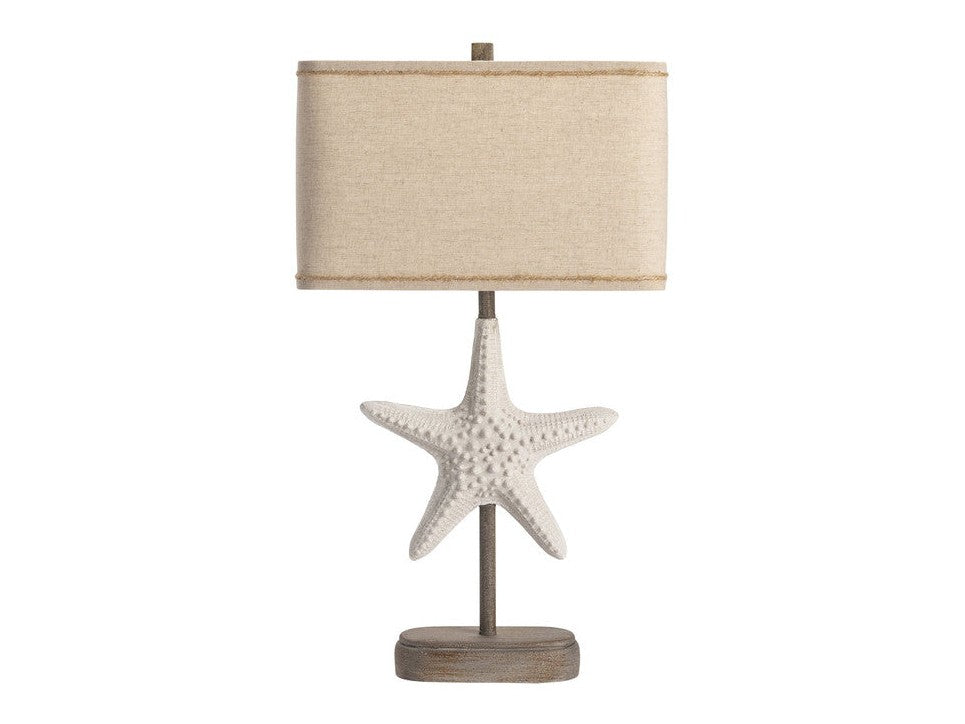 Starfish White/Brown Table Lamp (Set of 2) - Ornate Home