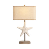 Starfish White/Brown Table Lamp (Set of 2) - Ornate Home