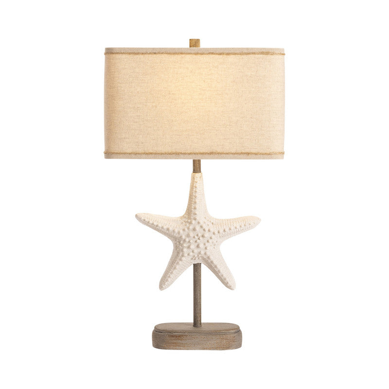 Starfish White/Brown Table Lamp (Set of 2) - Ornate Home