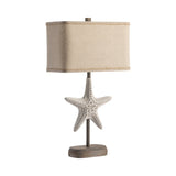 Starfish White/Brown Table Lamp (Set of 2) - Ornate Home