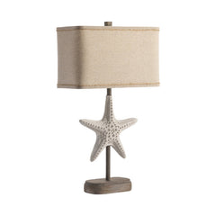 Starfish White/Brown Table Lamp (Set of 2) - Ornate Home