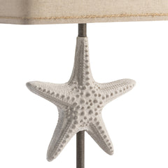 Starfish White/Brown Table Lamp (Set of 2) - Ornate Home
