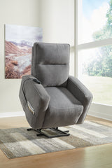 Starganza Gray Power Lift Recliner (Online Special Price) - Ornate Home
