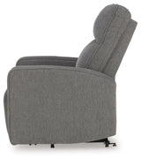 Starganza Gray Power Lift Recliner - Ornate Home