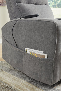 Starganza Gray Power Lift Recliner - Ornate Home
