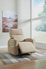 Starganza Taupe Power Lift Recliner - Ornate Home