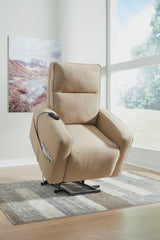 Starganza Taupe Power Lift Recliner - Ornate Home