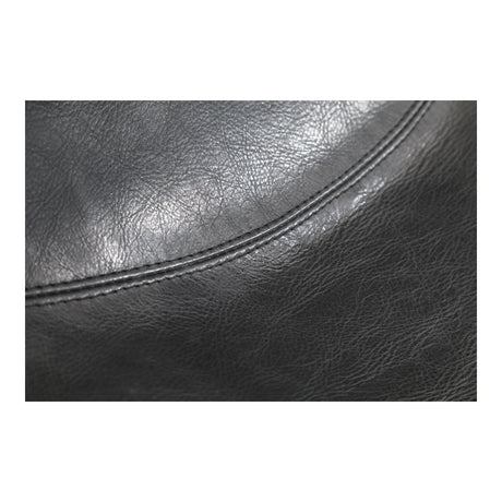 Starlet Onyx Black Leather Counter Stool (Set of 2) - Ornate Home