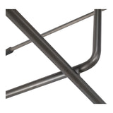 Starlet Onyx Black Leather Counter Stool (Set of 2) - Ornate Home