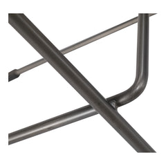 Starlet Onyx Black Leather Counter Stool (Set of 2) - Ornate Home