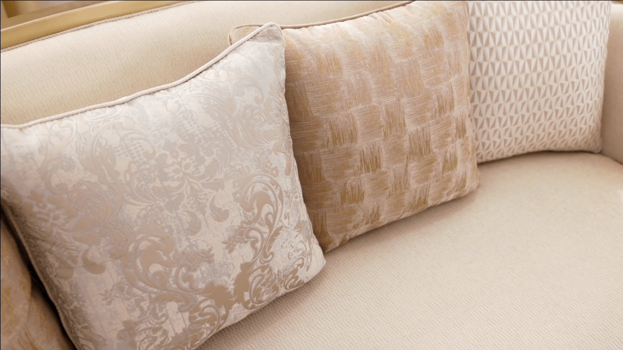 Starlight Manor Champagne Gold Sofa / HD-S7006 - Ornate Home