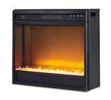 Starmore Black 70" TV Stand with Electric Fireplace - Ornate Home