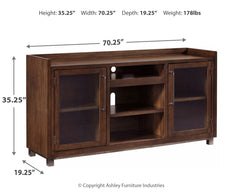 Starmore Brown 70" TV Stand - Ornate Home