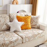 Starry Sky Jacquard Fleece Stretchable Non-Slip Cushion Covers Furniture Covers for L-Shaped Couch - Ornate Home