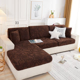 Starry Sky Jacquard Fleece Stretchable Non-Slip Cushion Covers Furniture Covers for L-Shaped Couch - Ornate Home