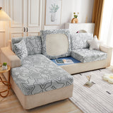 Starry Sky Jacquard Fleece Stretchable Non-Slip Cushion Covers Furniture Covers for L-Shaped Couch - Ornate Home