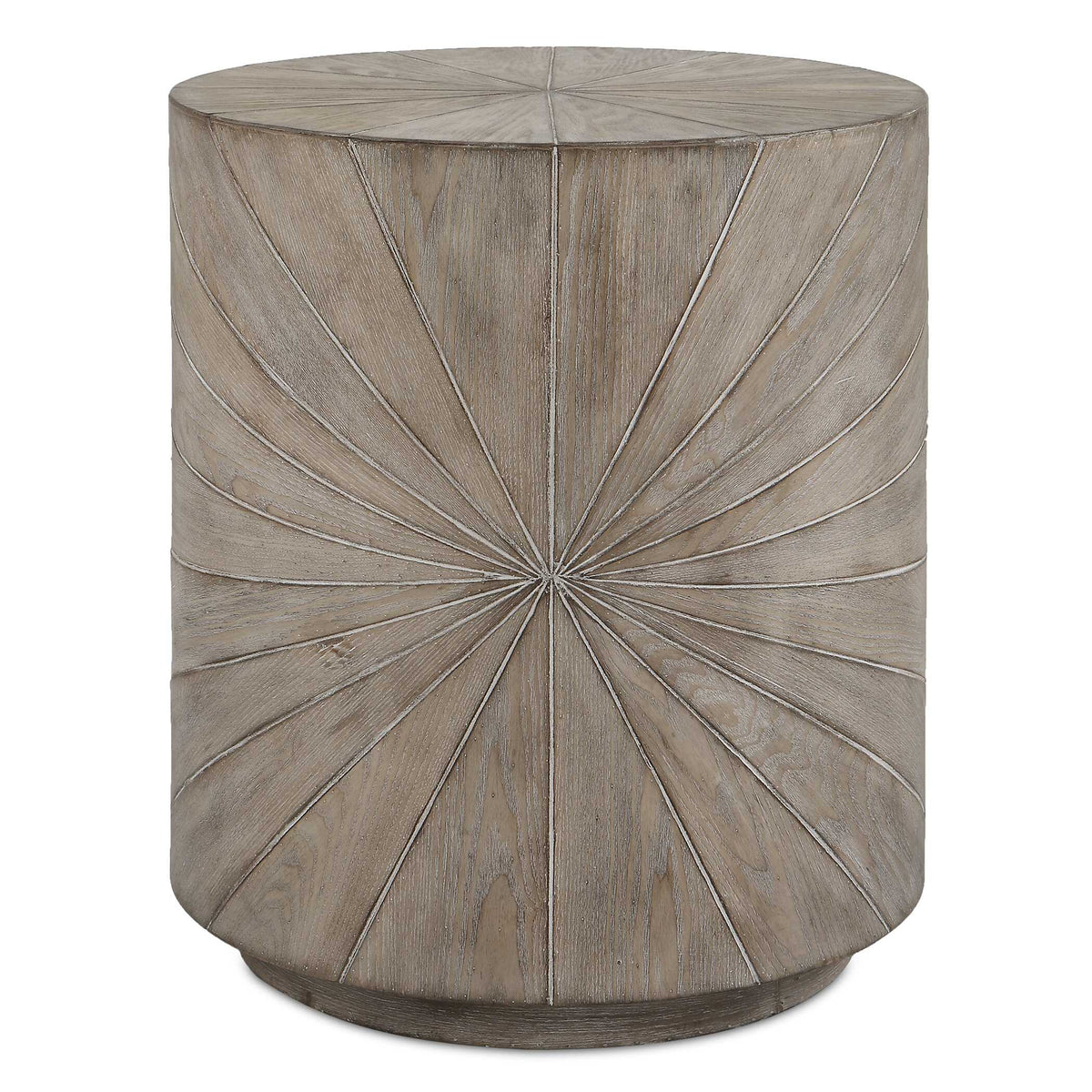 Starshine Gray Wooden Side Table - Ornate Home