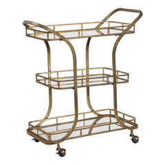 Stassi Gold Serving Cart - Ornate Home