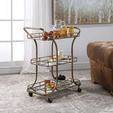 Stassi Gold Serving Cart - Ornate Home