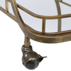 Stassi Gold Serving Cart - Ornate Home
