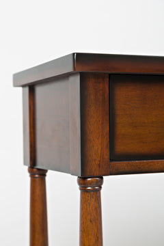 Stately Ant Mahogany Home Console - Ornate Home