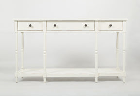 Stately Ant White Home Console - Ornate Home