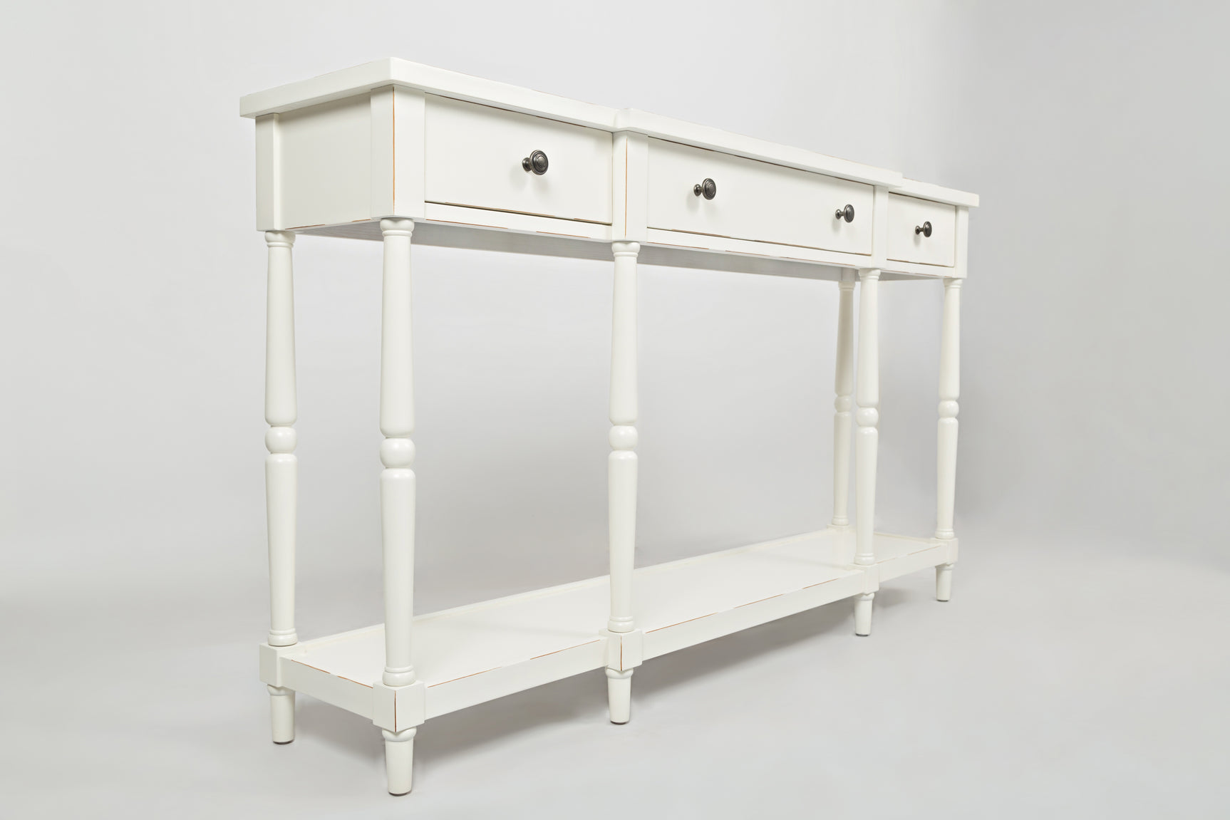 Stately Ant White Home Console - Ornate Home